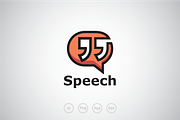Speech & Chat Logo Template