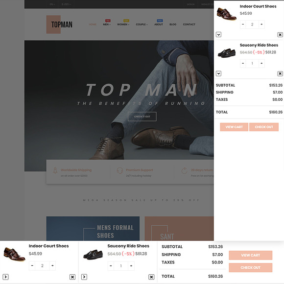 LEO TOPMAN - MEN SHOES AND FASHION in Bootstrap Themes - product preview 3