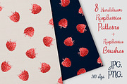 8 Raspberries Patterns & Brash
