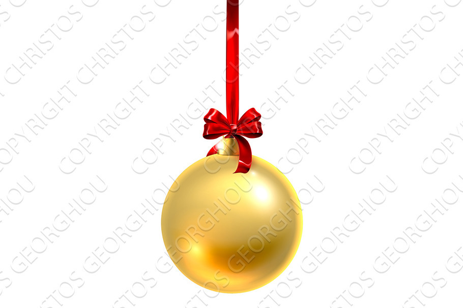 Bauble Christmas Ball Glass Ornament