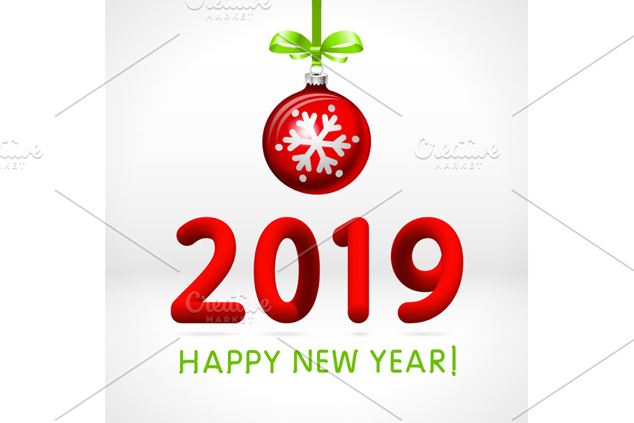 Christmas ball 2019 happy New year