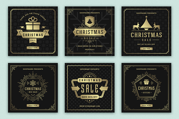 Instagram Christmas Sale in Instagram Templates - product preview 1