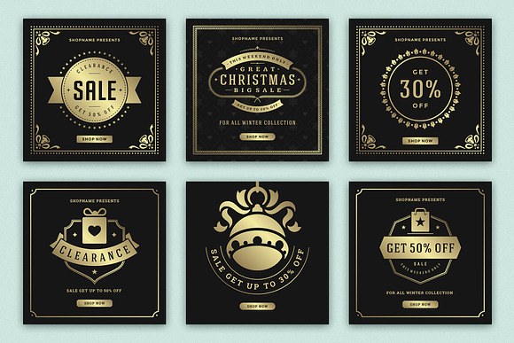 Instagram Christmas Sale in Instagram Templates - product preview 5