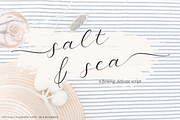 Salt and Sea Calligraphy Font