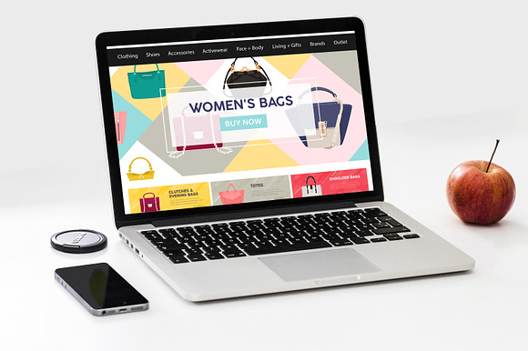 Women's bags bundle and seamless in Illustrations - product preview 4
