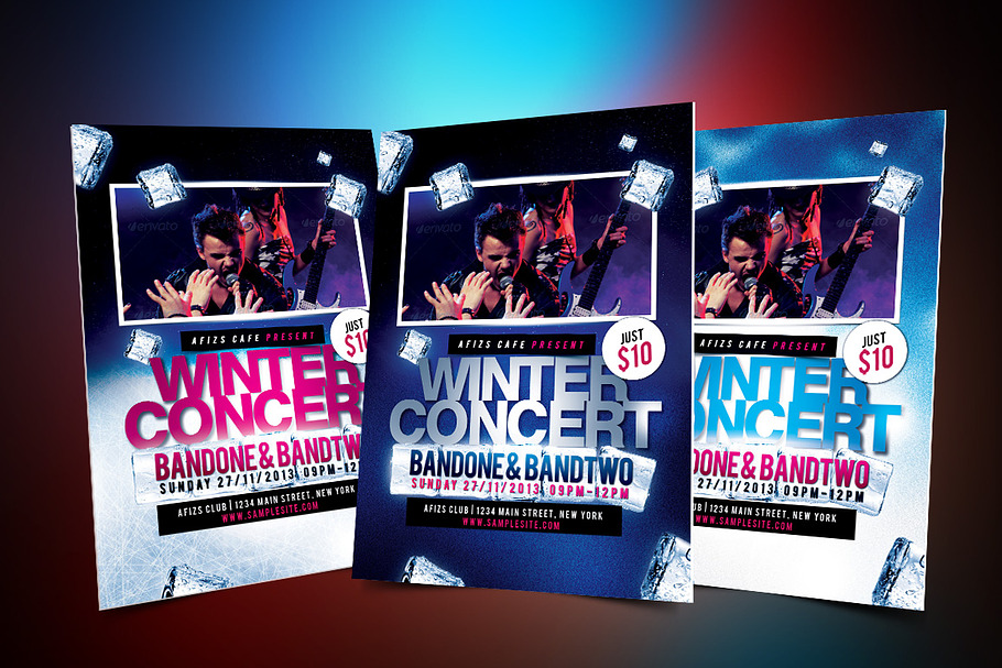 Winter Music Concert Flyer