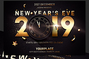 New Year Eve Flyer Invitation