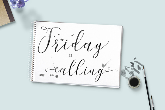 Friday Vibes in Script Fonts - product preview 2