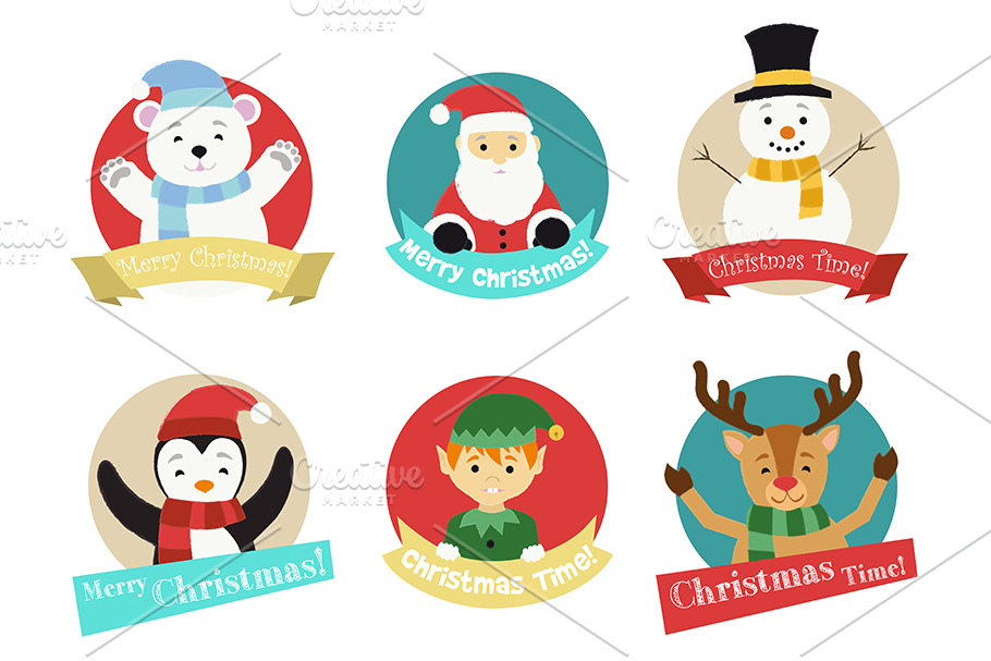 North Pole Christmas characters