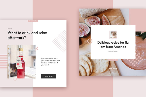 Saymore Pink Fantasy Templates in Instagram Templates - product preview 3