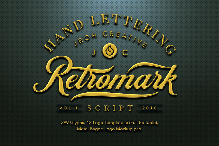 Retromark Script in Retro Fonts - product preview 8