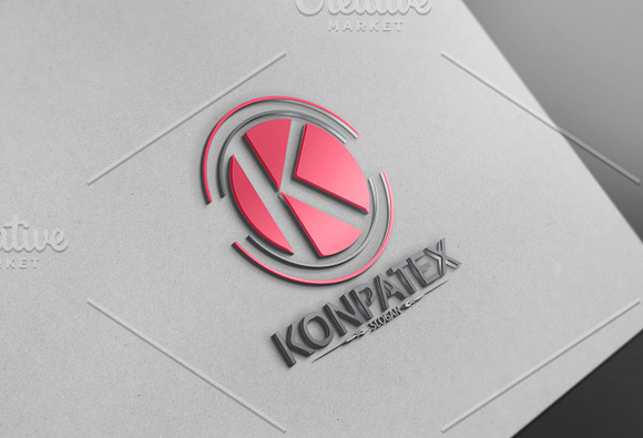  K Letter Logo in Logo Templates - product preview 1