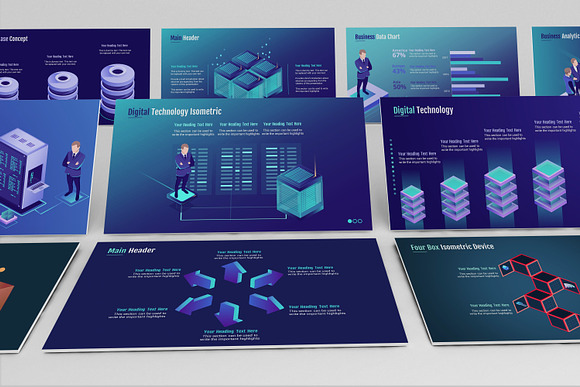 Smart Technology Keynote Template in Keynote Templates - product preview 3