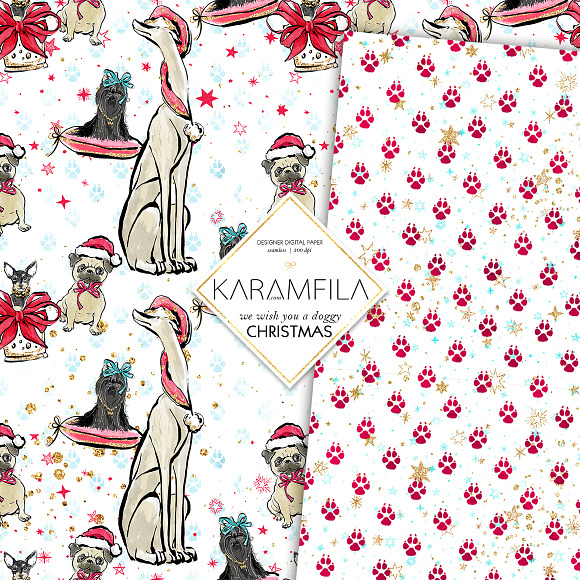 Christmas Dogs Patterns in Patterns - product preview 5