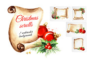 Christmas scrolls