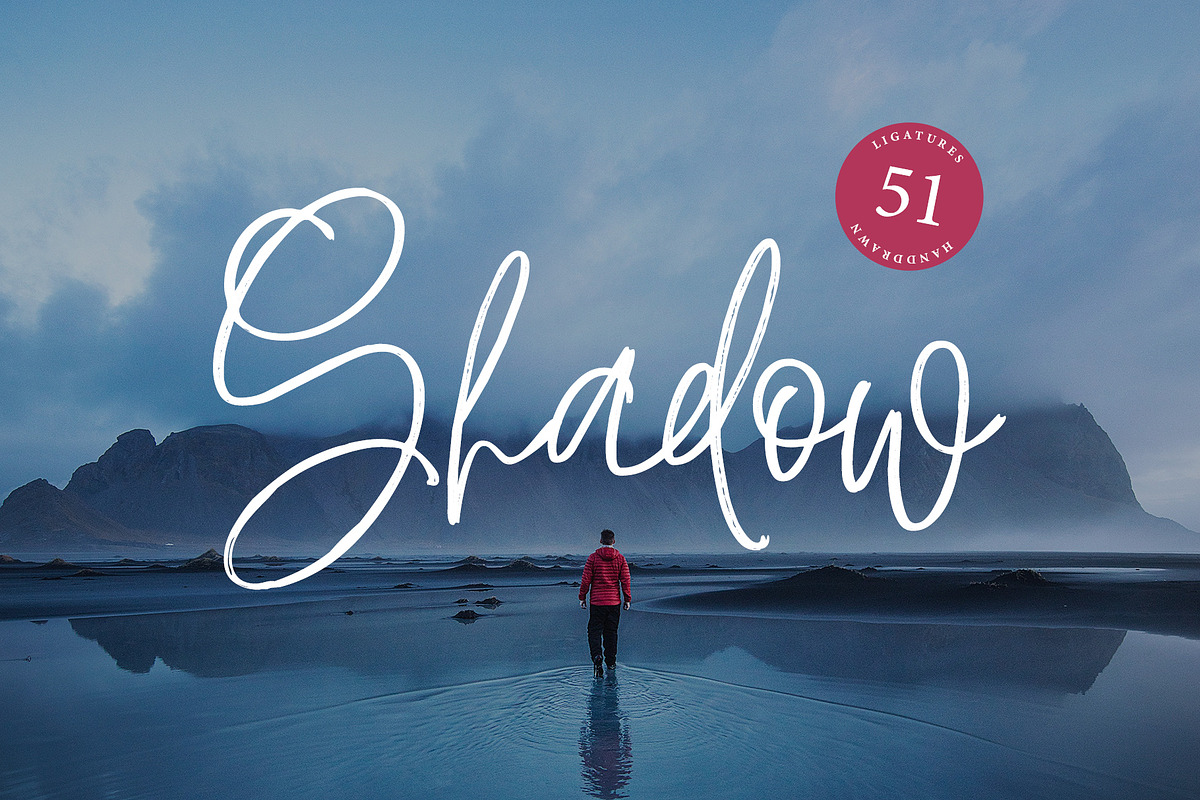 SHADOW SCRIPT in Script Fonts - product preview 8