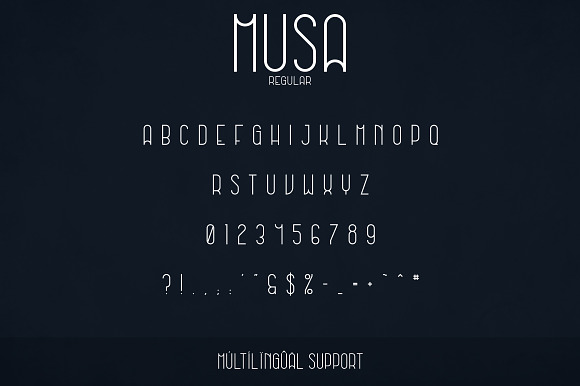 Musa Display Typeface - 12 fonts in Display Fonts - product preview 8