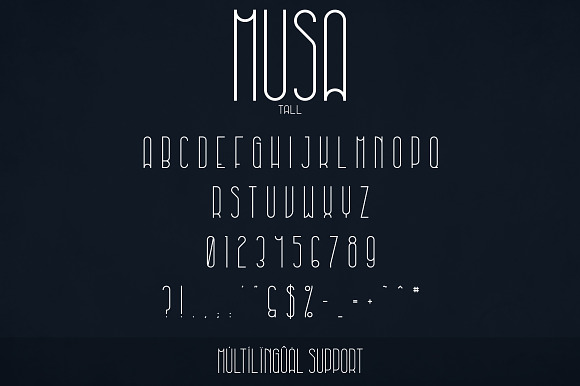 Musa Display Typeface - 12 fonts in Display Fonts - product preview 9
