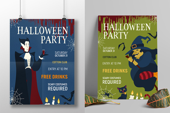 Halloween bundle, seamless, banners in Illustrations - product preview 6