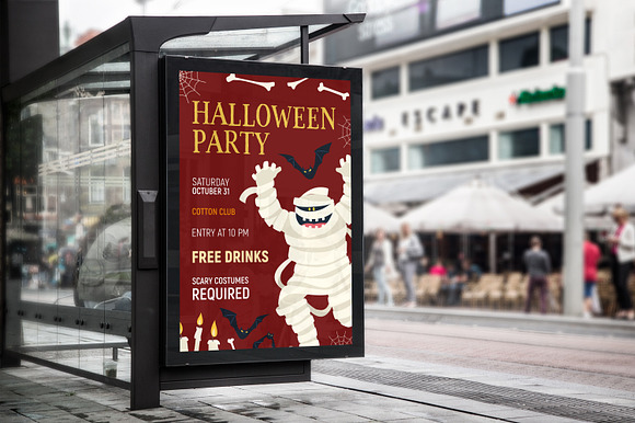 Halloween bundle, seamless, banners in Illustrations - product preview 9