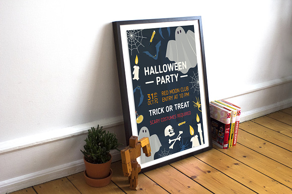 Halloween bundle, seamless, banners in Illustrations - product preview 13