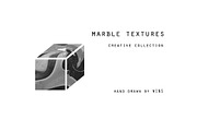 Marble textures. Creative collection