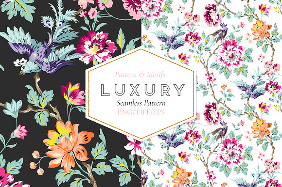 Luxurious Seamless Pattern in Patterns - product preview 7