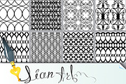 fabric textures, seamless patterns