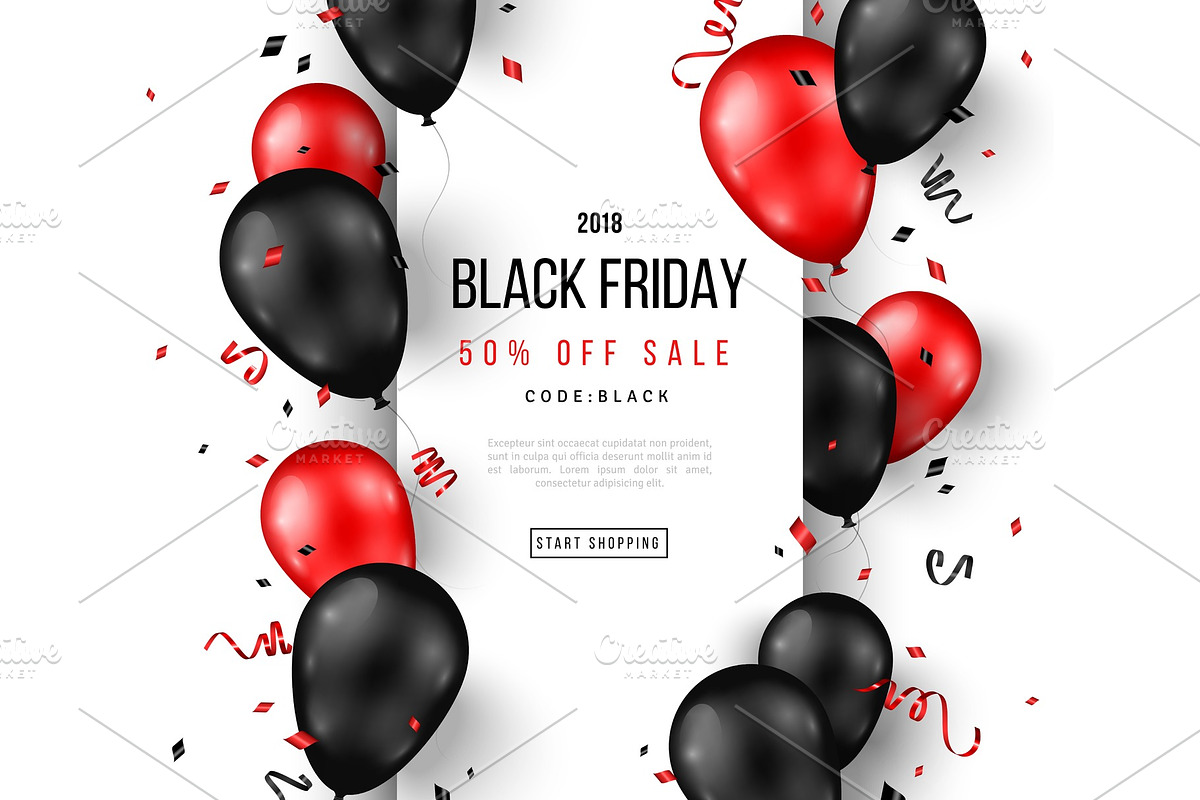 Black Friday Sale Poster in Textures - product preview 8
