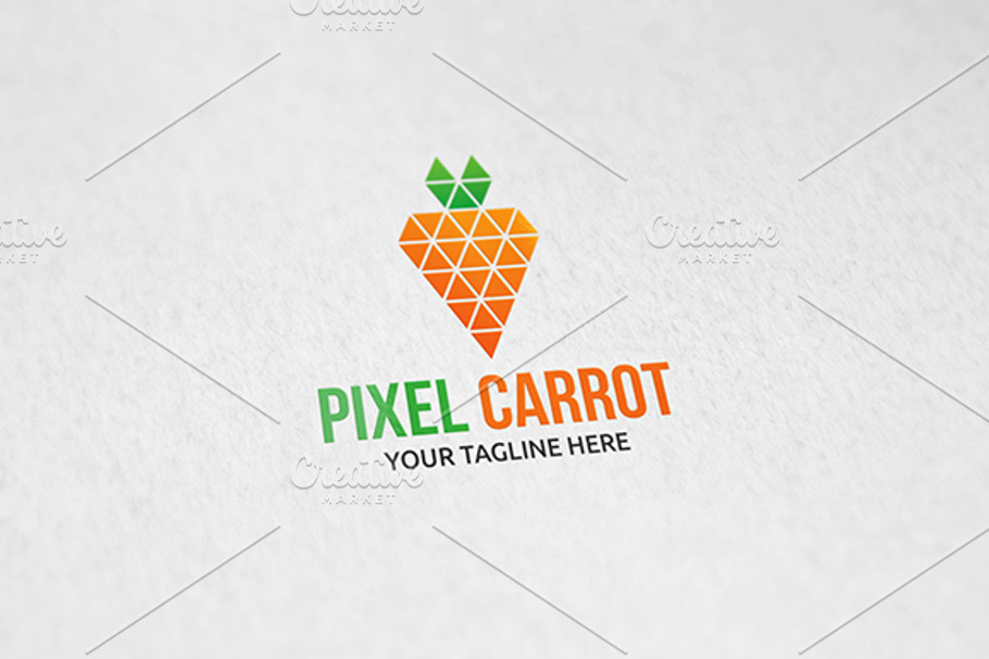 Pixel Carrot - Logo Template
