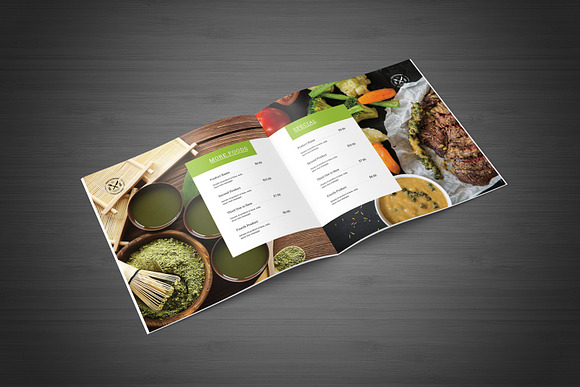 Food Menu Booklet in Brochure Templates - product preview 3