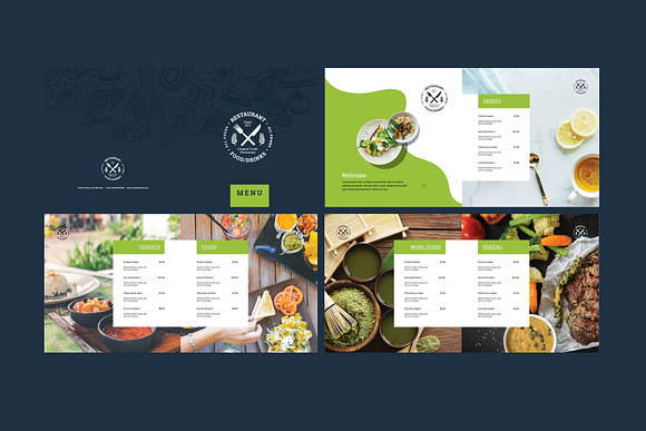 Food Menu Booklet in Brochure Templates - product preview 5