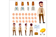 Male Character Constructor Isolated
