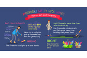 Fireworks Safety Infographic