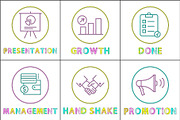 Presentation and Growth Set Vector