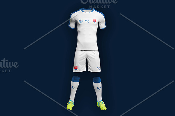 Complete Soccer Kit Mockup in Product Mockups - product preview 1