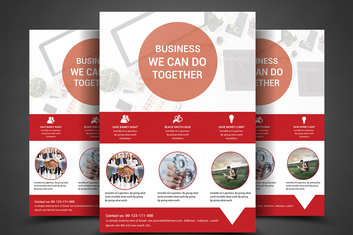 Multipurpose Business Flyers Templat in Flyer Templates - product preview 8