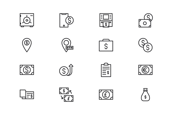 Banking Icons (40 icons) in UI Icons - product preview 2