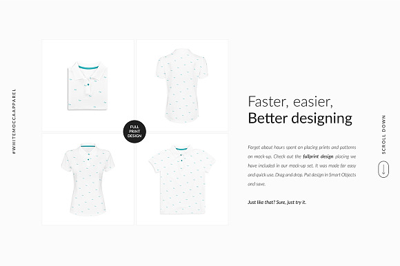 Women Polo Ghost Mock-ups FREE DEMO in Product Mockups - product preview 5