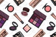 pattern of sketch set makeup product