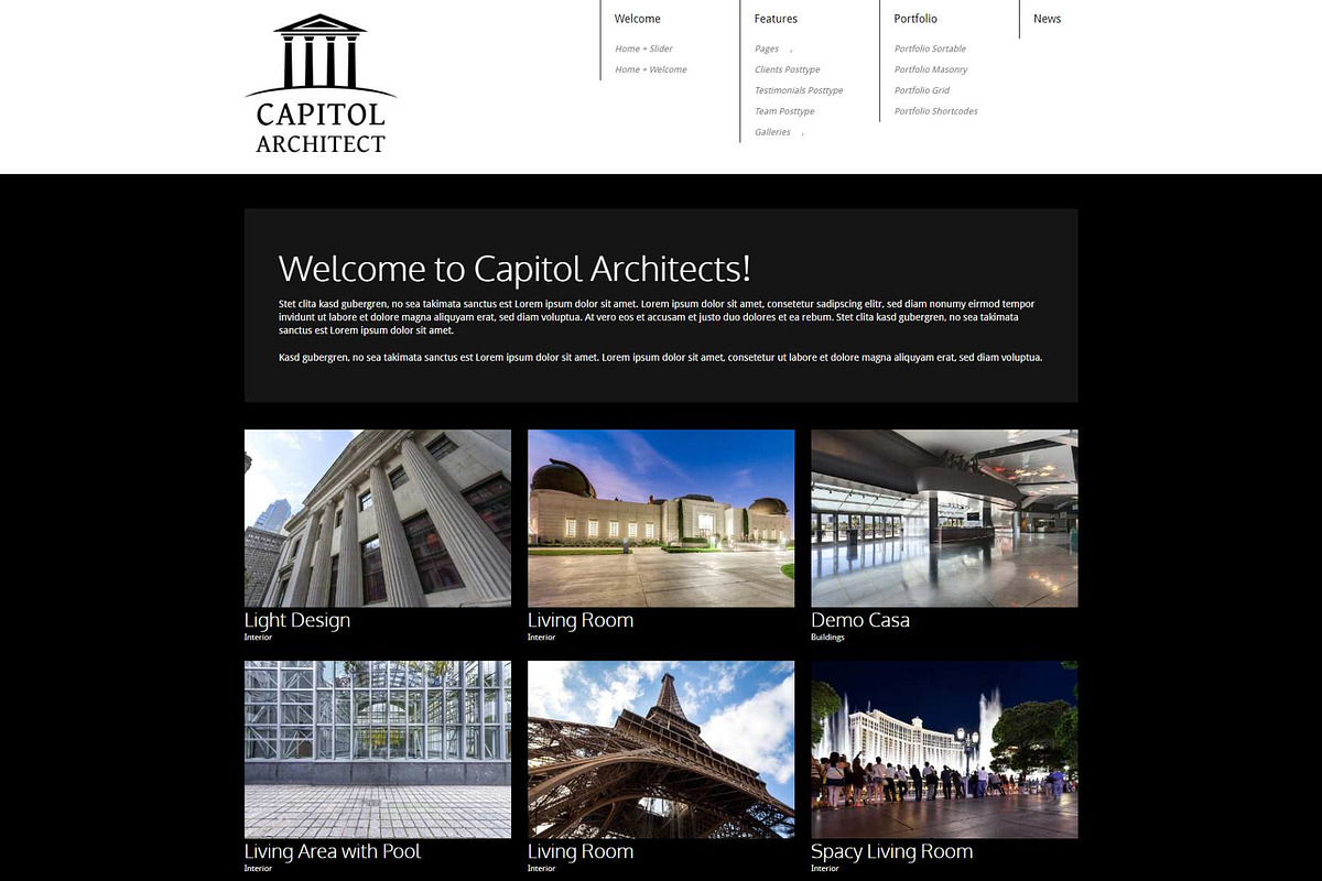 Capitol - Architect WP Theme in WordPress Business Themes - product preview 8