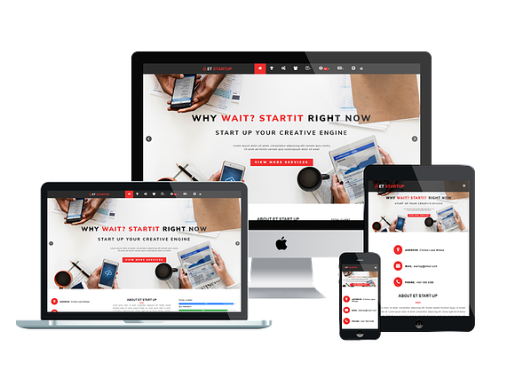 ET Start Up - Business Plan theme in Joomla Themes - product preview 1