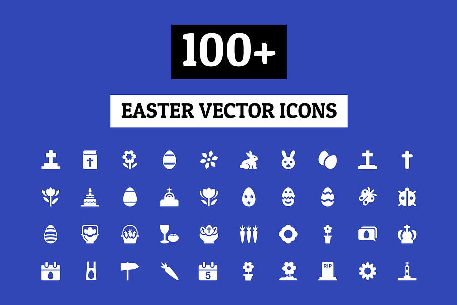 100+ Easter Vector Icons
