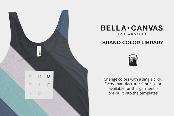 Bella Canvas 8880 Mockups Flowy Tank in Product Mockups - product preview 2