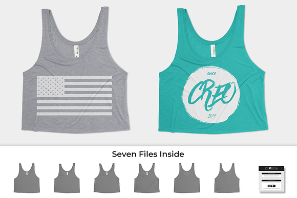 Bella Canvas 8880 Mockups Flowy Tank in Product Mockups - product preview 3