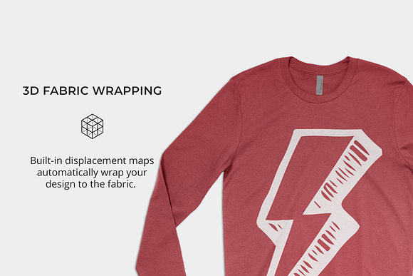 Next Level 3601 Long-Sleeve Mockups in Product Mockups - product preview 1