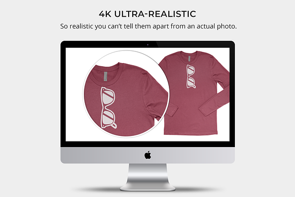 Next Level 3601 Long-Sleeve Mockups in Product Mockups - product preview 4