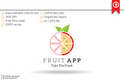 Fruit Apps / Technology Logo