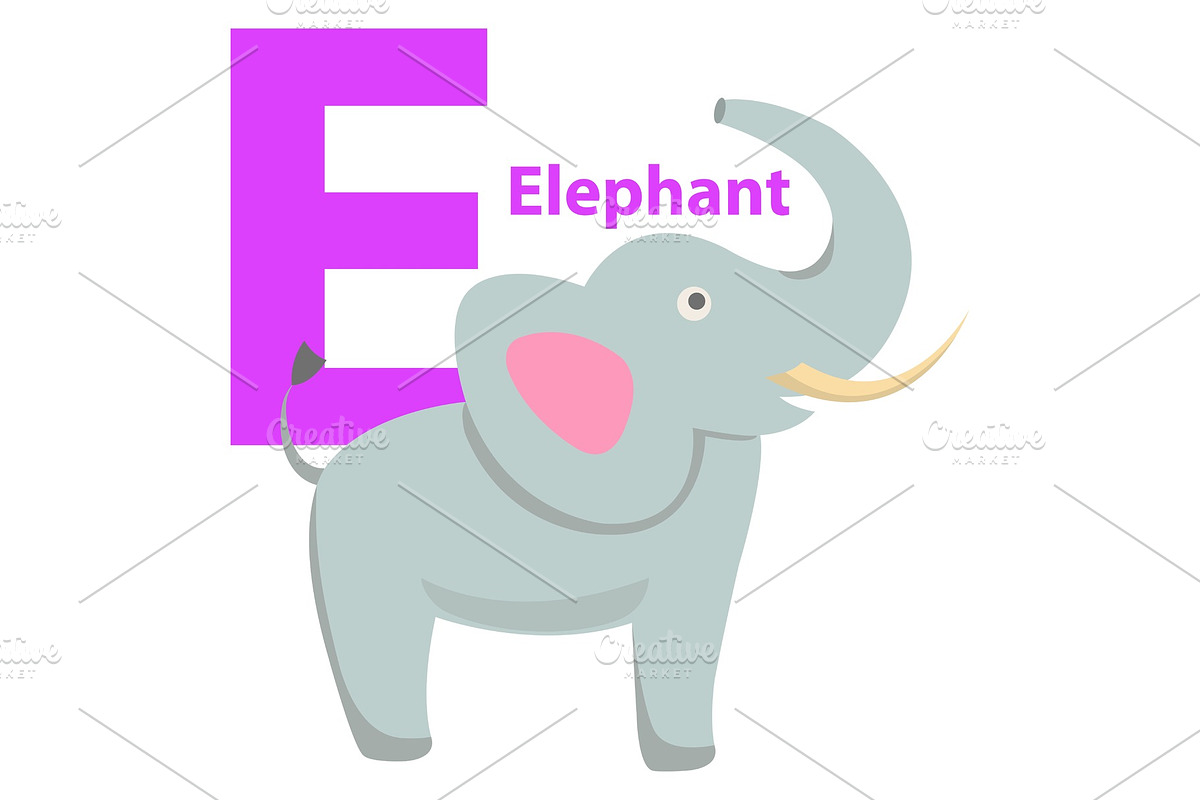 Children's Alphabet Icon Cartoon in Illustrations - product preview 8