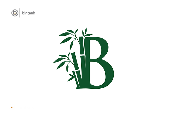 Bamboo B Letter Logo